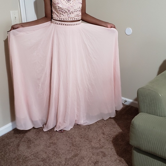 Two piece prom dress - Picture 2 of 5
